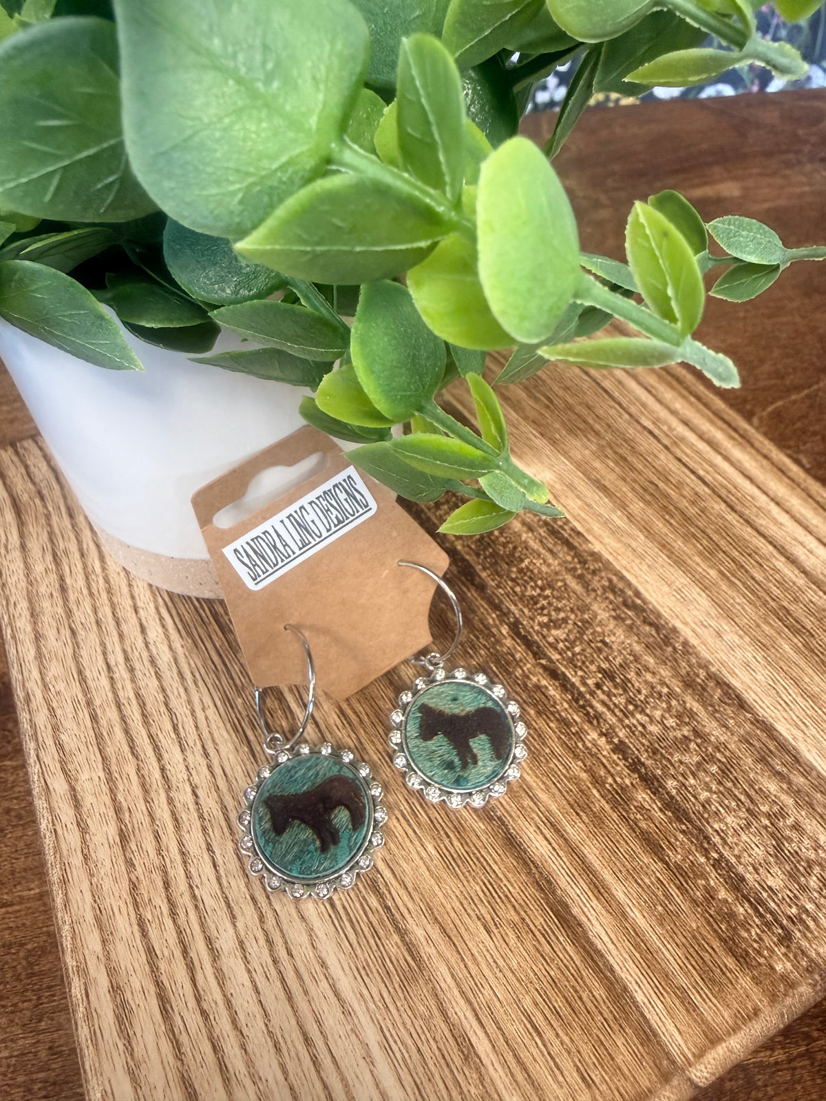 Sandra Ling Designs - Donkey Bling Earrings