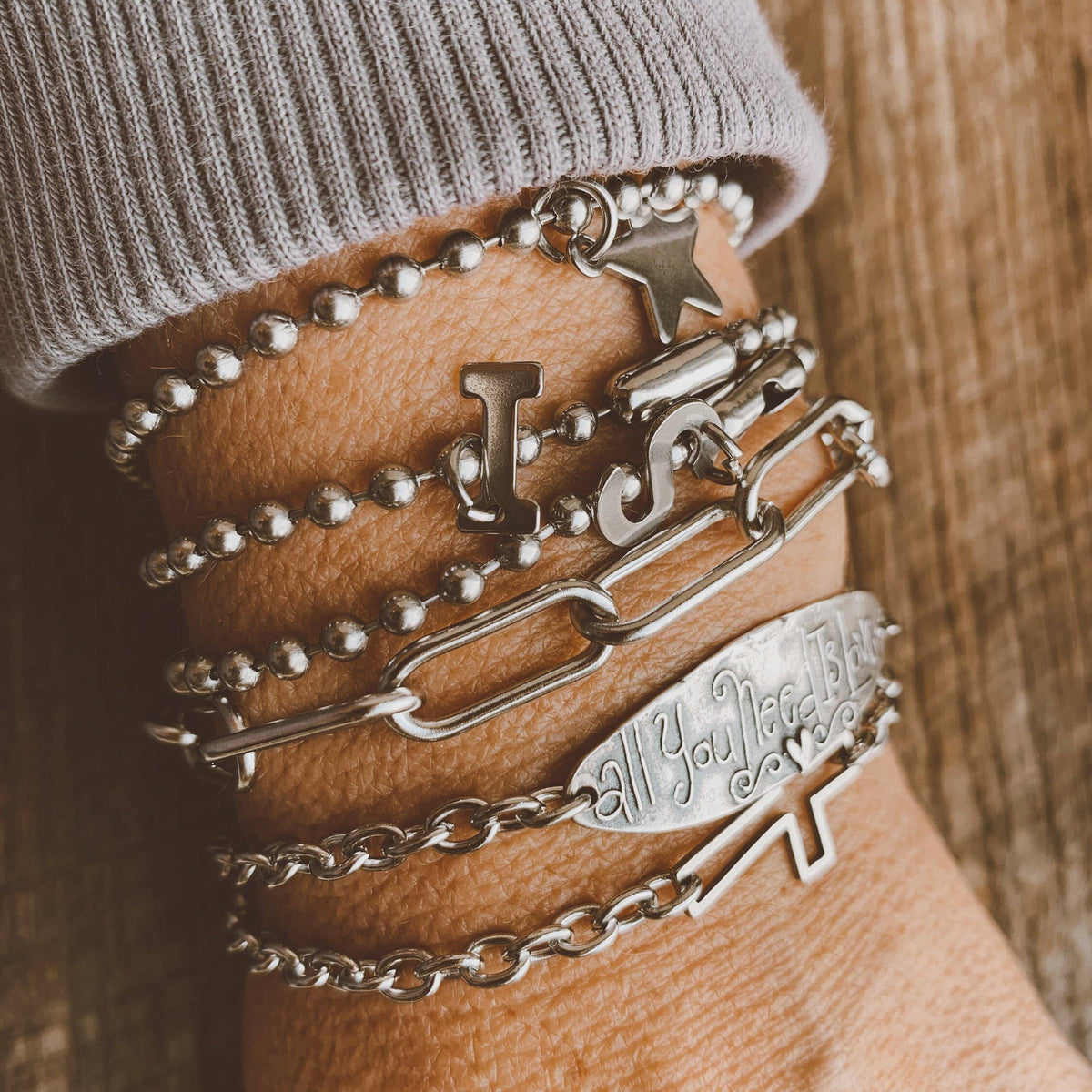 Paper Clip Chain Bracelet