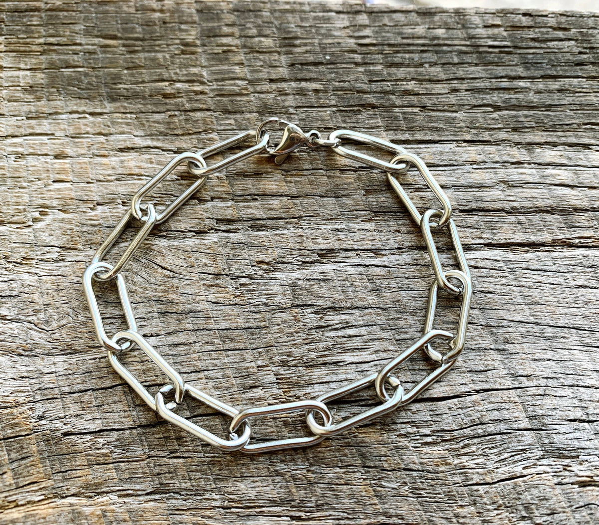 Paper Clip Chain Bracelet