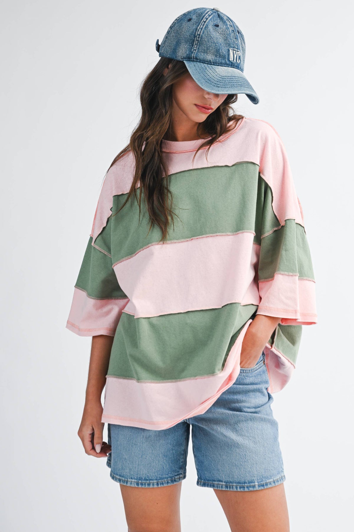 Polly Color Block Top