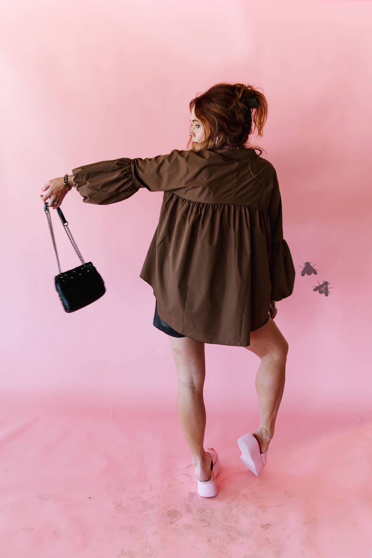 THE BRAZOS TOP *MOCHA