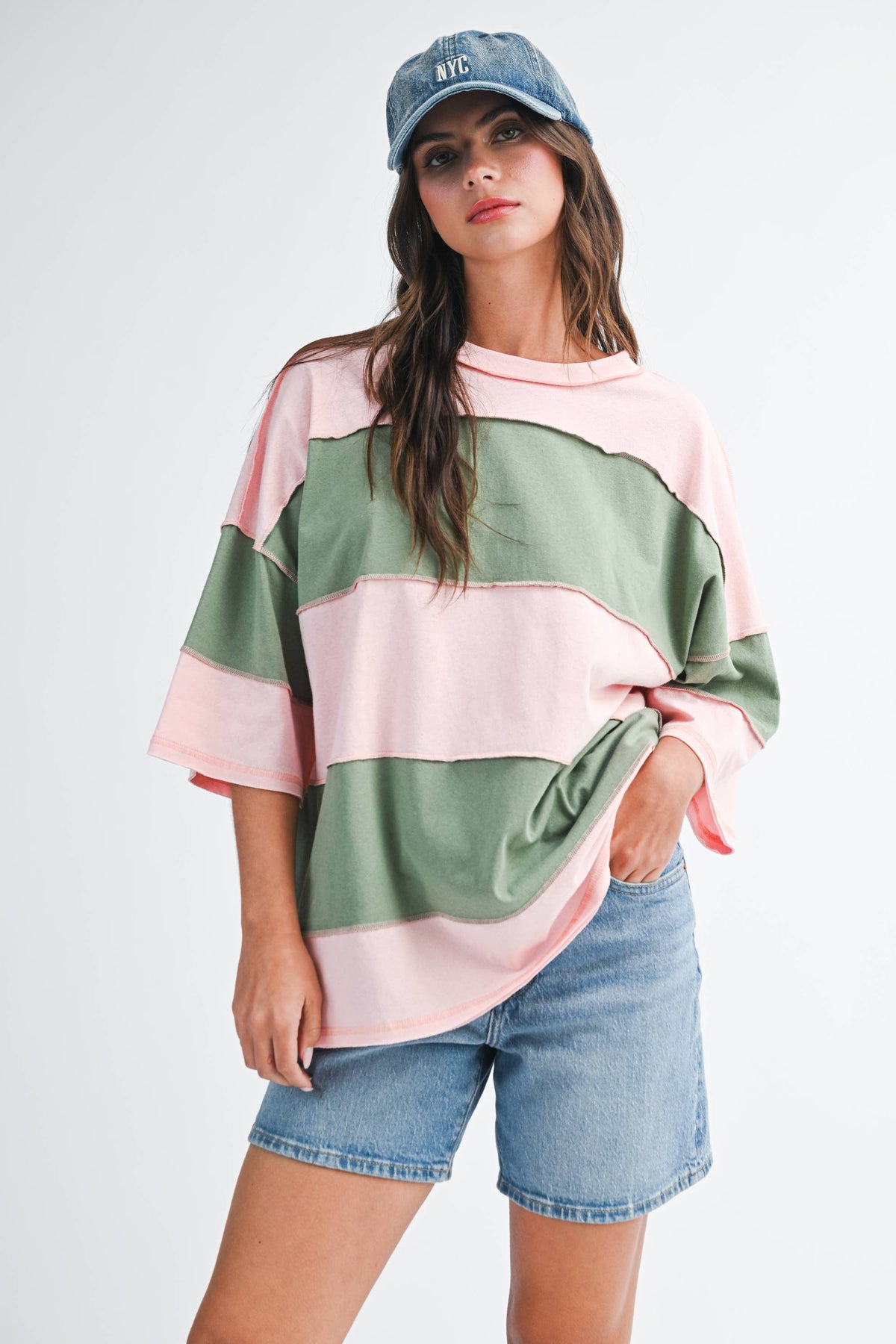 Polly Color Block Top